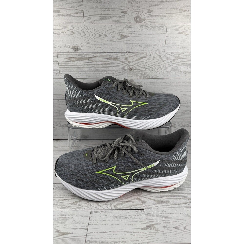 Mizuno Wave Rider 28 Gray Men's Size 12D Running Shoes Sneakers #378